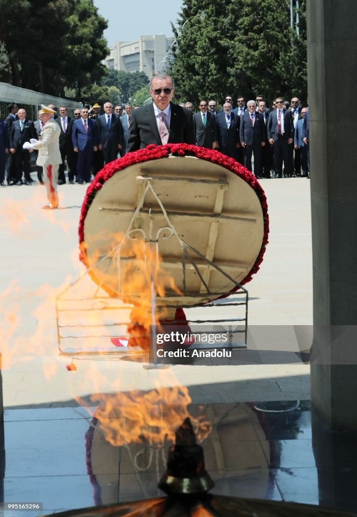 Turkish President Erdogan in Azerbaijan