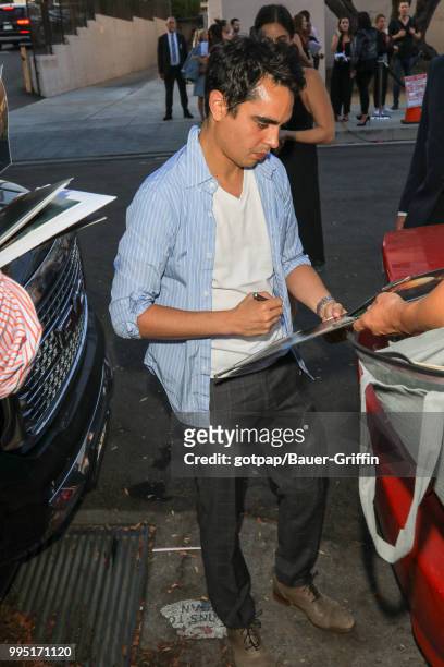 Max Minghella is seen on July 09, 2018 in Los Angeles, California.