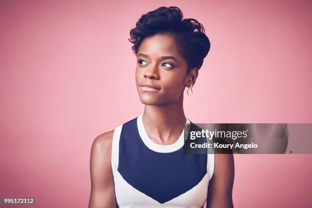 Actress Letitia Wright is photographed for Entertainment Weekly Magazine on January 30, 2018 in Los Angeles, California.