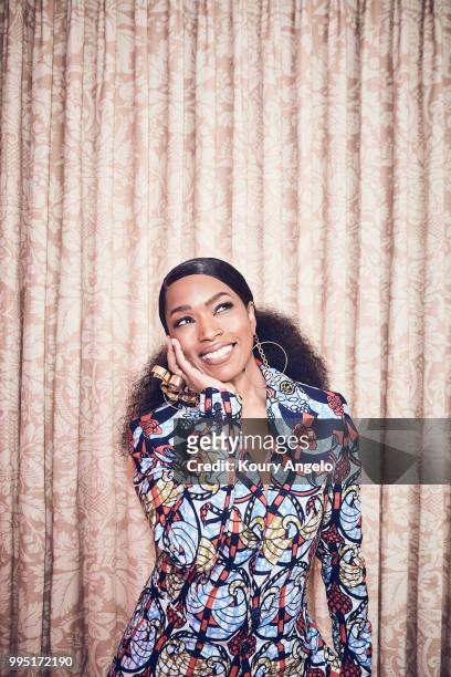 Actress Angela Bassett is photographed for Entertainment Weekly Magazine on January 30, 2018 in Los Angeles, California.