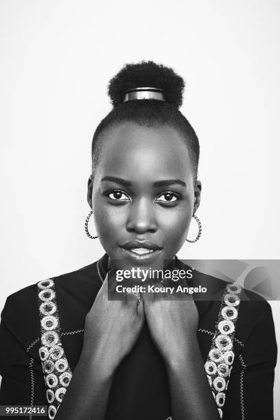 Actress Lupita Nyong'o is photographed for Entertainment Weekly Magazine on January 30, 2018 in Los Angeles, California.