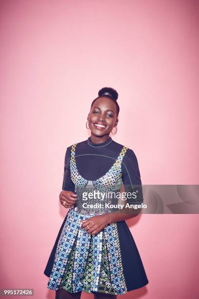 Actress Lupita Nyong'o is photographed for Entertainment Weekly Magazine on January 30, 2018 in Los Angeles, California. PUBLISHED IMAGE.