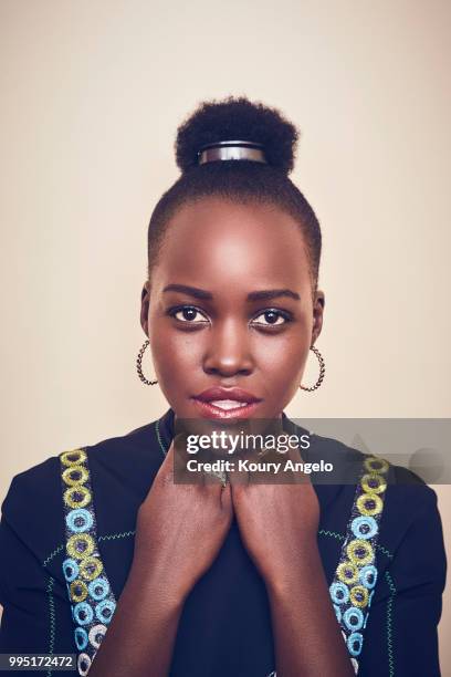 Actress Lupita Nyong'o is photographed for Entertainment Weekly Magazine on January 30, 2018 in Los Angeles, California. PUBLISHED IMAGE.