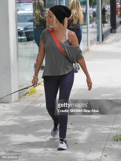 Kristin Chenoweth is seen on July 9, 2018 in Los Angeles, CA.