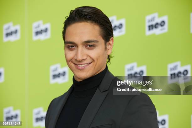 Actor Yasin Boynuince at the German public broadcaster ZDF-neo's presentation of two new television series in the ZDF studio in Hamburg, Germany, 22...