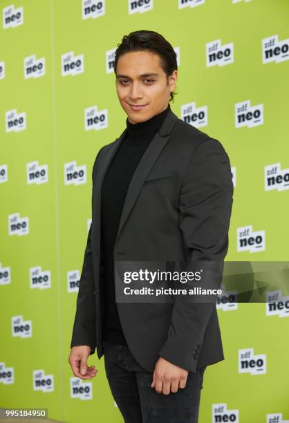 Actor Yasin Boynuince at the German public broadcaster ZDF-neo's presentation of two new television series in the ZDF studio in Hamburg, Germany, 22...