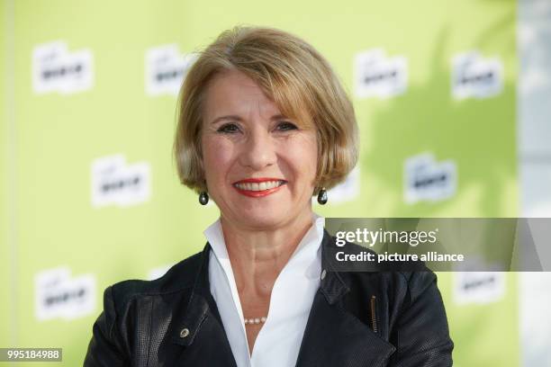 Channel head Simone Emmelius at the German public broadcaster ZDF-neo's presentation of two new television series in the ZDF studio in Hamburg,...