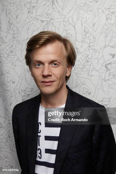 Actor Alex Lutz is photographed for Self Assignment, on June, 2018 in Cabourg, France. . .