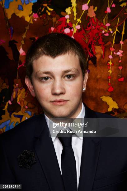 Actor Anthony Bajon is photographed for Self Assignment, on June, 2018 in Cabourg, France. . .