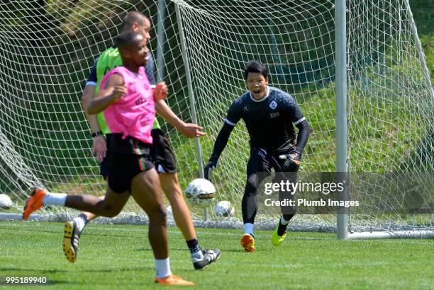 Kawin Thamsatchanan during the OH Leuven Pre-Season Training Camp on July 10, 2018 in Maribor, Slovenia.