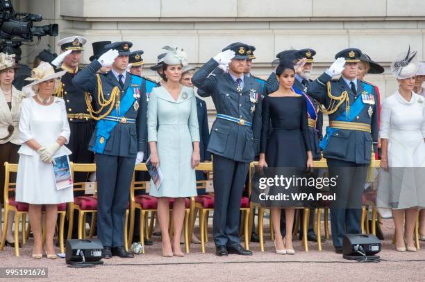 Camilla, Duchess of Cornwall, Prince William, Duke of Cambridge, Catherine, Duchess of Cambridge, Prince Harry, Duke of Sussex, Meghan, Duchess of...