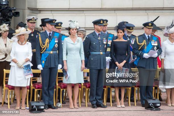 Camilla, Duchess of Cornwall, Prince William, Duke of Cambridge, Catherine, Duchess of Cambridge, Prince Harry, Duke of Sussex, Meghan, Duchess of...