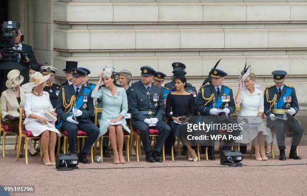 Camilla, Duchess of Cornwall, Prince William, Duke of Cambridge, Catherine, Duchess of Cambridge, Prince Harry, Duke of Sussex, Meghan, Duchess of...