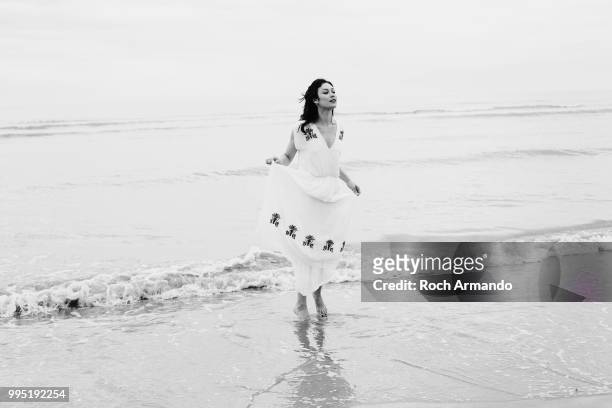 Actress Olga Kurylenko is photographed for Self Assignment, on June, 2018 in Cabourg, France. . .