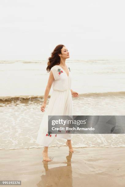 Actress Olga Kurylenko is photographed for Self Assignment, on June, 2018 in Cabourg, France. . .