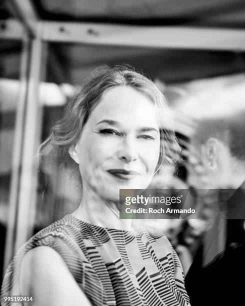 Actress Pascale Arbillot is photographed for Self Assignment, on June, 2018 in Cabourg, France. . .
