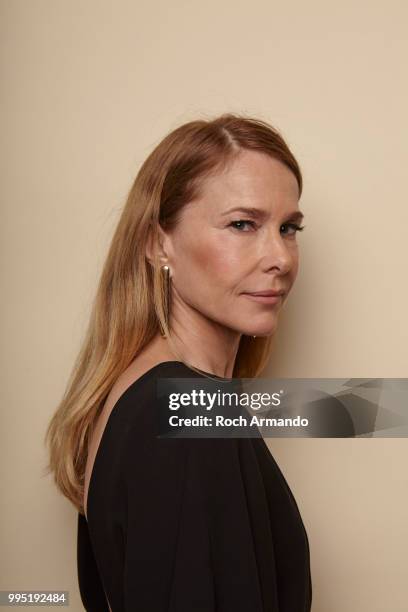 Actress Pascale Arbillot is photographed for Self Assignment, on June, 2018 in Cabourg, France. . .