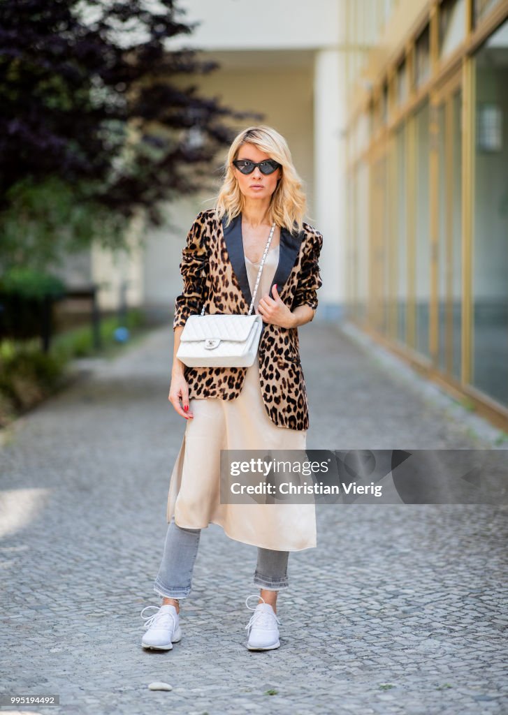 Street Style - Berlin Fashion Week Spring/Summer 2019 - July 5, 2018