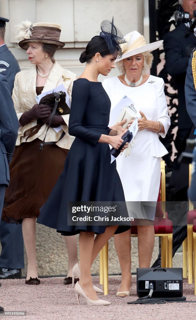 Members Of The Royal Family Attend Events To Mark The Centenary Of The RAF