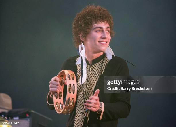 Joshua Kiszka of Greta Van Fleet performs at the Festival dété de Québec on July 9, 2018 in Queandec City, Canada.