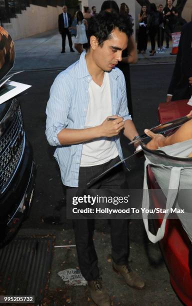 Max Minghella is seen on July 9, 2018 in Los Angeles, California.