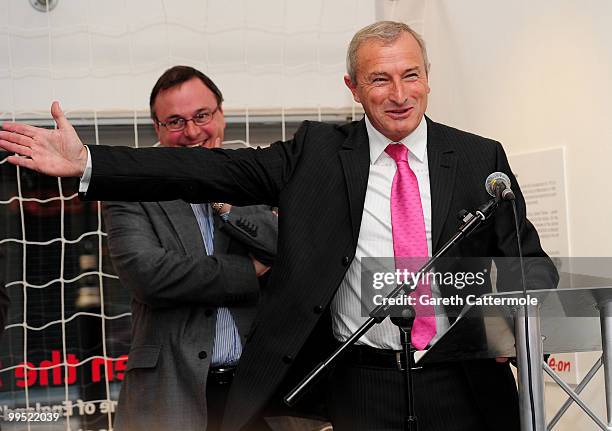 Jim Rosenthal attends the 'Life Between The Sticks' exhibition at Getty Images Gallery on May 14, 2010 in London, England.