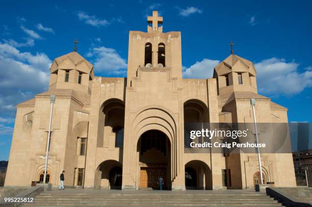 surp grigor lusavorich cathedral. - grigor stockfoto's en -beelden