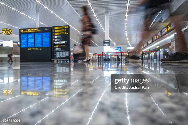 airport terminal waiting area - jackal pan， stock-fotos und bilder