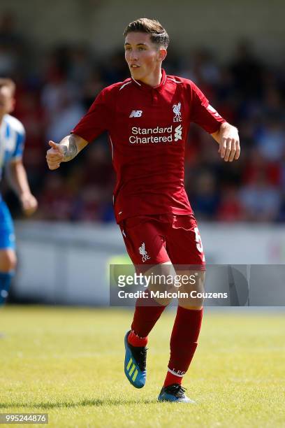 Harry Wilson of Liverpool during the Pre-season friendly between Chester City and Liverpool at Swansway Chester Stadium on July 7, 2018 in Chester,...