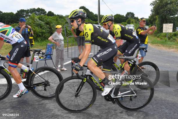 Mikel Nieve of Spain and Team Mitchelton-Scott / Michael Hepburn of Australia and Team Mitchelton-Scott / during the 105th Tour de France 2018, Stage...