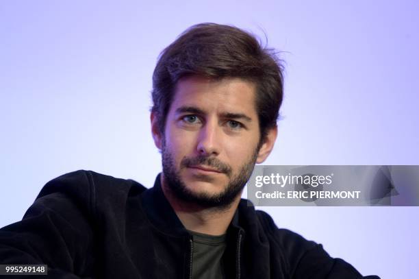 Guillaume Gibault, founder and CEO of French underwear brand Le Slip Francais, attends a session of "Le Pouvoir des Marques" forum at the Economy...