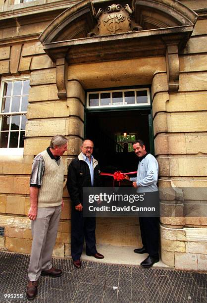 To launch the new golf course at Stapleford Park, Leicestershire, course architect Donald Steel, Chairman Peter de Savary and Captain of Golf Sam...