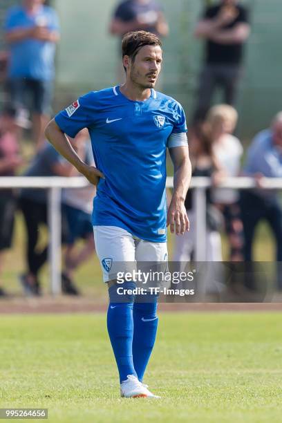 Stefano Celozzi of Bochum looks on during the Friendly match between FC Bruenninghausen and VfL Bochum on July 4, 2018 in Bochum, Germany.