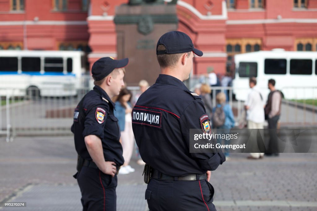 Russian policemen