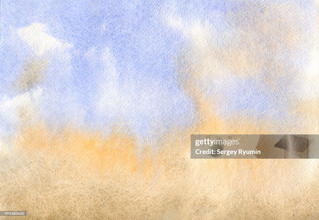 Watercolor abstract background