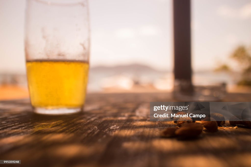 Beer, almond & sea