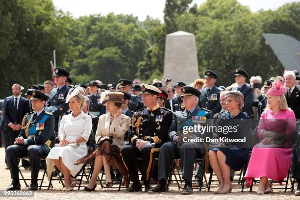 Prince Edward, Earl of Wessex, Sophie, Countess of Wessex, Princess Anne, Princess Royal, Timothy Laurence, Prince Richard, Duke of Gloucester and...