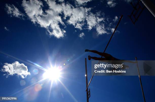 Rebecca De Martin of Italy in action during qualification for the women's pole vault final on day one of The IAAF World U20 Championships on July 10,...