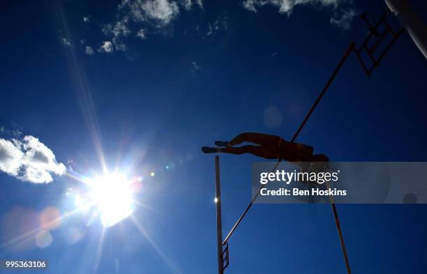 Alicia Raso of Spain in action during qualification for the women's pole vault final on day one of The IAAF World U20 Championships on July 10, 2018...