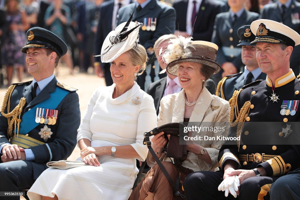 Members Of The Royal Family Attend Events To Mark The Centenary Of The RAF