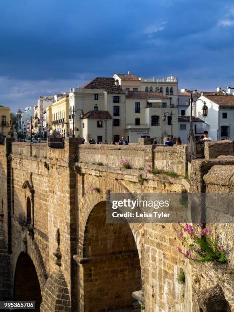 The Puente Nuevo, an 18th century bridge spanning a 120 meter chasm in Ronda, a heritage town in Andalusia, Spain.