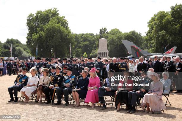 Prince Edward, Earl of Wessex, Sophie, Countess of Wessex, Princess Anne, Princess Royal, Timothy Laurence, Prince Richard, Duke of Gloucester and...