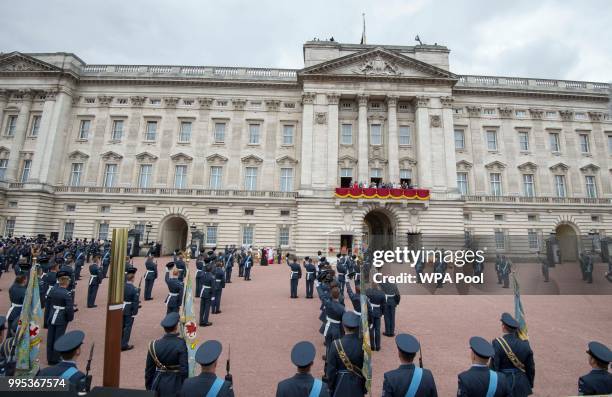 Prince and Princess Michael of Kent, Prince Edward, Earl of Wessex, Sophie, Countess of Wessex, Prince Charles, Prince of Wales, Prince Andrew, Duke...