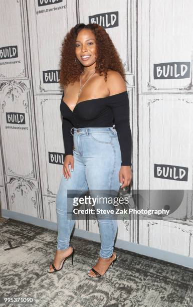Charmaine visits Build Series to discuss "Black Ink Crew Chicago" at Build Studio on July 10, 2018 in New York City.