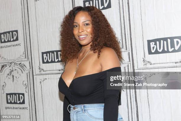 Charmaine visits Build Series to discuss "Black Ink Crew Chicago" at Build Studio on July 10, 2018 in New York City.