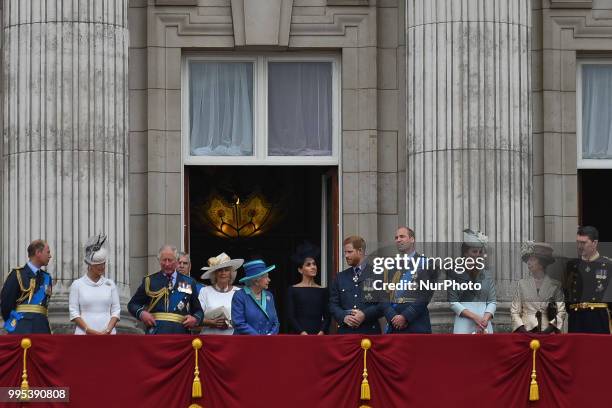 Prince Edward, Earl of Wessex, Sophie, Countess of Wessex, Prince Charles, Prince of Wales, Prince Andrew, Duke of York, Camilla, Duchess of...