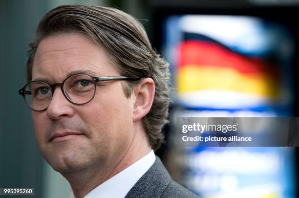 General-secretary Andreas Scheuer attends a meeting of the CSU leadership in Munich, Germany, 25 September 2017. Photo: Sven Hoppe/dpa