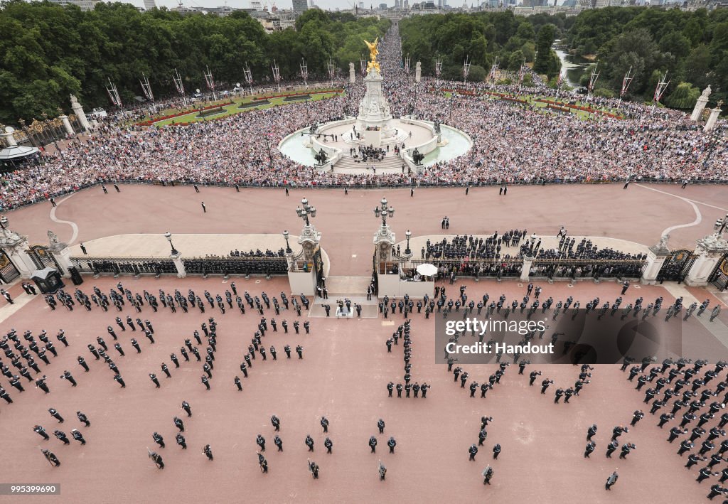 Centenary Parade And Flypast to Commemorate The Royal Air Force's 100th Birthday