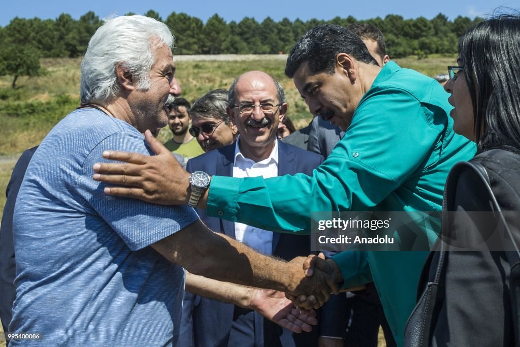 Venezuelan President Nicolas Maduro's visit to set of Turkish TV show "Dirilis Ertugrul"