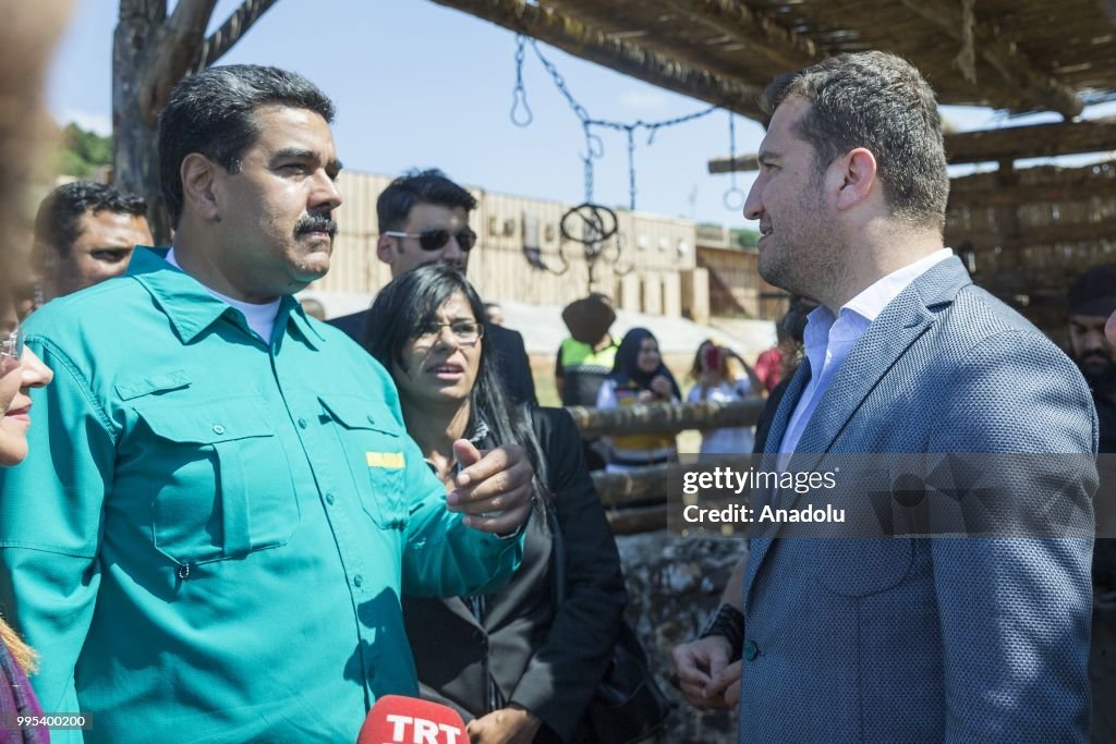 Venezuelan President Nicolas Maduro's visit to set of Turkish TV show "Dirilis Ertugrul"